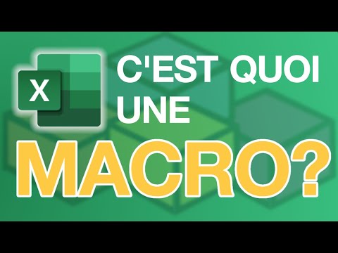 C'est quoi une MACRO dans EXCEL?