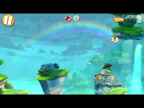 Angry Birds 2 Level 13 Cobalt Plateaus - Feathery Hill Level 13 3-Star Walkthrough
