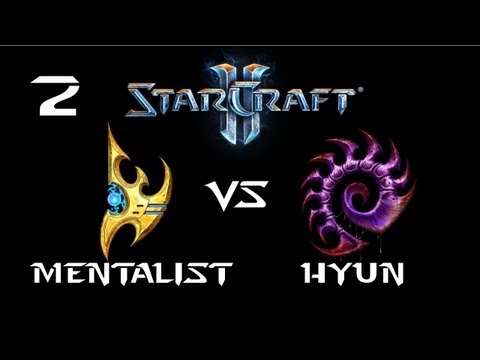 StarCraft 2 - mentalist [P] vs HyuN [Z] G2 (Commentary)