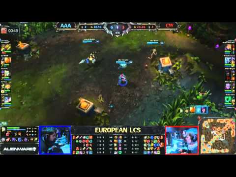 AAA vs CW - LCS 2013 EU Spring W3D1 EXPRESS
