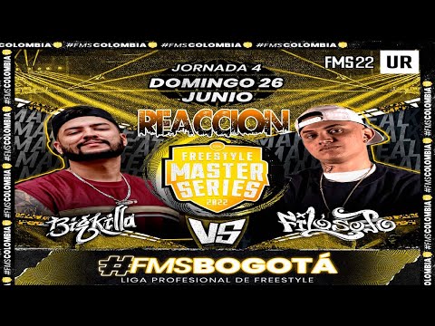 FILOSOFO VS BIG KILLA | FMS COLOMBIA 2022 - Jornada 4 | REACCIÓN BATALLON DE AMBOS 🤩