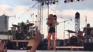 Olivia Holt performs "What You Love" at Elitch Gardens in Denver