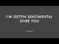 I'M GEETTIN' SENTIMENTAL OVER YOU chord progression - Backing Track Play Along Jazz Standard