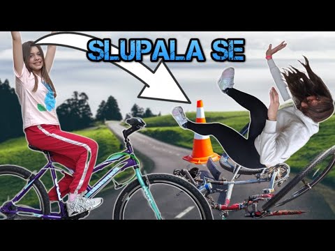 VALENTINA VOZI BICIKLI BEZ RUKU, A TINA SE SLUPALA