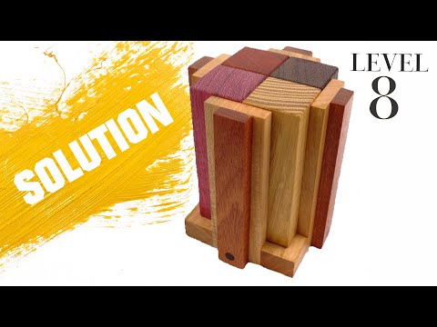 Big Quadrox Wood Puzzle from Pelikan - Solution