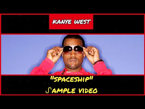 ᔑample Video: Spaceship by Kanye West ft GLC + Consequence (2004)