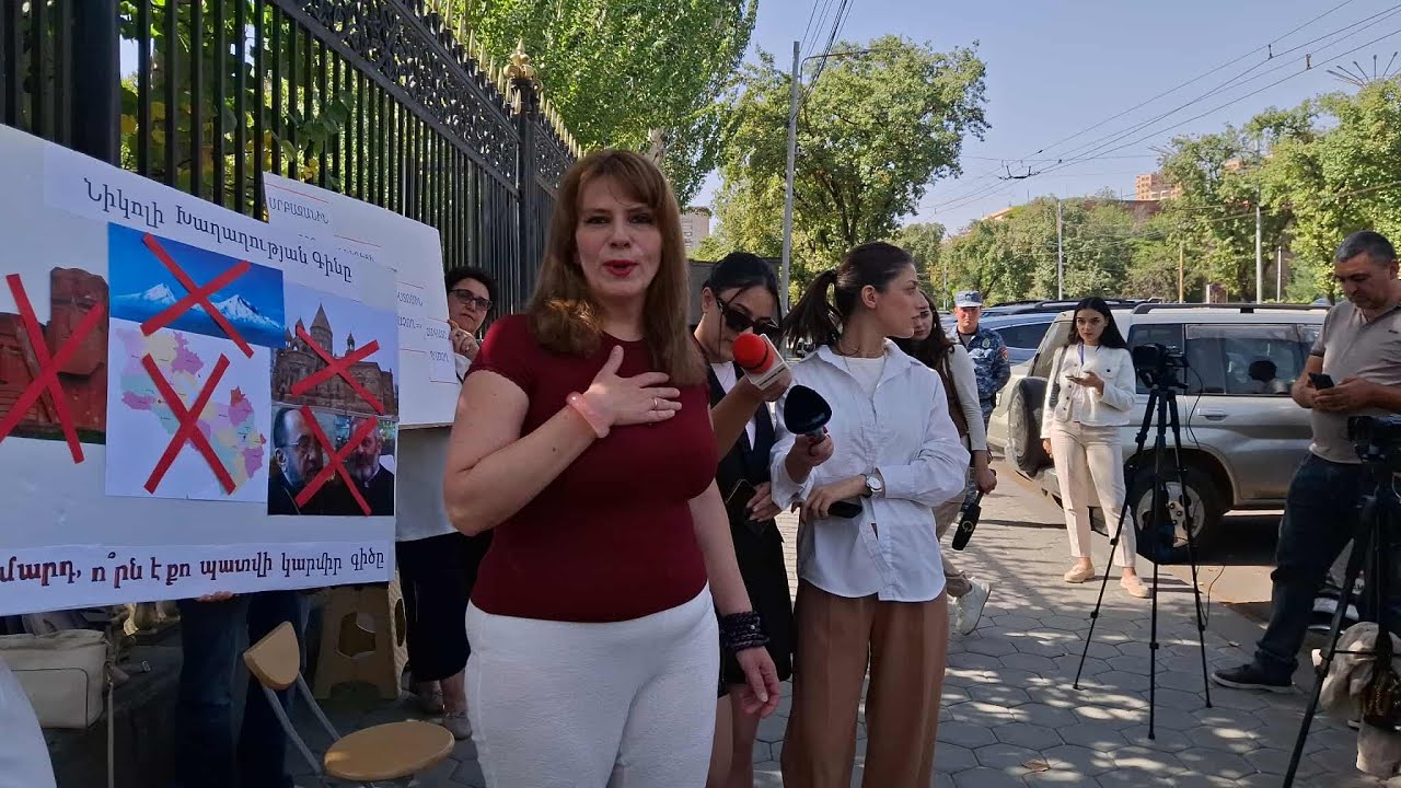 Ծաղրածուներ. Քաղաքացին վիրավորեց նստացույց անողներին