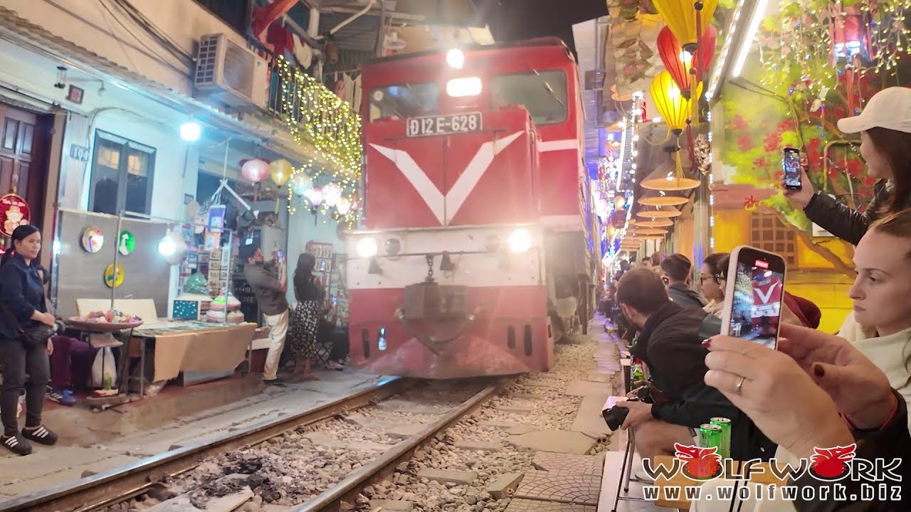 【ベトナム】ハノイ市トレイン・ストリート【乗りものニュース】