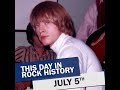 This Day in Rock History: July 5 | Concert for Brian Jones