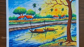 🎨 Easy Oil Pastel Tutorial for Kids & Beginners | Step-by-Step Guide 🌈