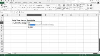 Extract Date from Date and Time Stamp in Excel