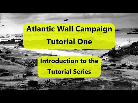 Atlantic Wall (Decision Games) Campaign Tutorial 1: Intro, Rules and Errata Counters