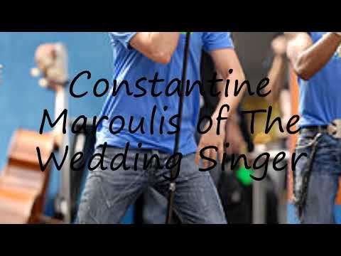 How to pronounce Constantine Maroulis of The Wedding Singer in English?