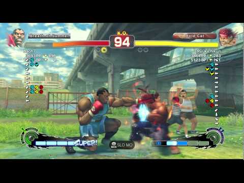 USFIV~ Balrog (Baoh7) vs.  Evil Ryu (Ryukichikun) HD