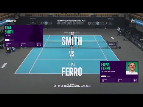 (Q) Tina Smith (AUS) vs  (WC) Fiona Ferro (FRA) - Game, Set, Match