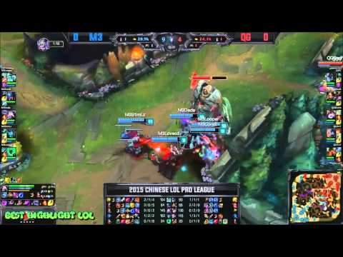 Highlight M3 vs QG, Game 1 - LPL Summer 2015 W5D3 - Masters 3 vs Qiao Gu