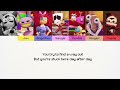 Digital Hallucination Or3o Ft Cast Of TADC Colour Coded Lyrics