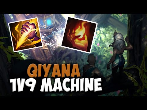 QIYANA JUNGLE S13 GAMEPLAY - 1V9 WORLD BOSS QIYANA ?