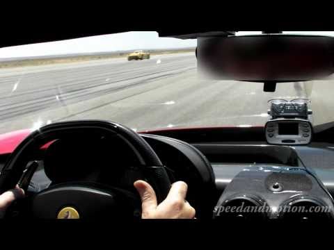 Runway Showdown-Ferrari ENZO vs Porsche CGT