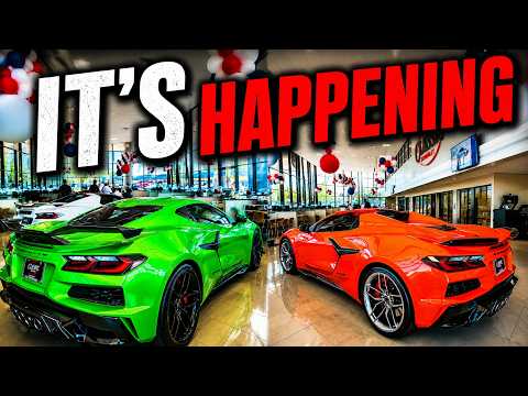 It’s STARTED… Are C8 Z06’s Starting to SIT