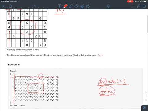 贾考博 LeetCode 36. Valid Sudoku