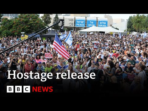 Video | All 20 living hostages released in Gaza now back in Israel | BBC News