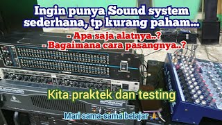 Download lagu What are the sound system tools | install a mixer, equalizer, crossover, power mp3
