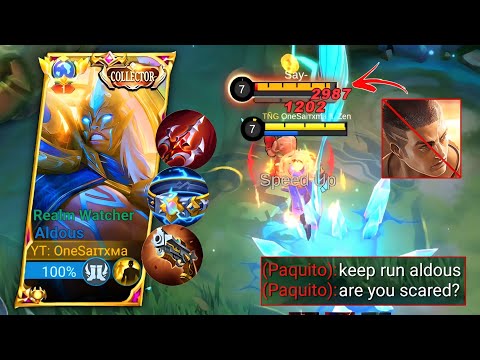 EXPLANE TRASHTALKER PAQUITO DIDN'T EXPECT HOW I PLAY ALDOUS😈 ALDOUS BEST BUILD 2023