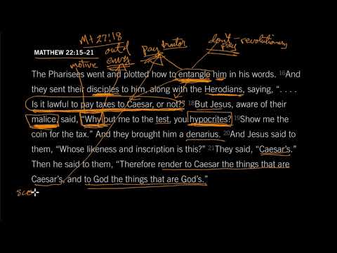 Render to Caesar: Matthew 22:15–21