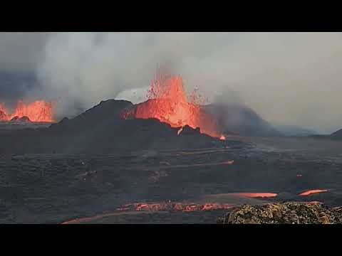 WATCH: Volcano erupts in Iceland sending magma hundreds of feet into sky