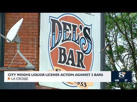 City weighs liquor license action against two bars