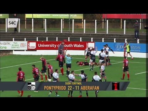 🏉 Uchafbwyntiau'r Principality:  Pontypridd 22-11 Aberafan