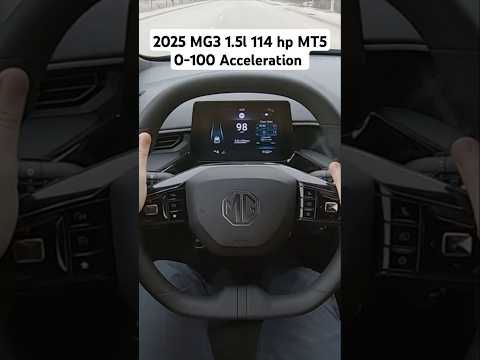 2025 MG3 1.5l 114 hp Manual 0-100 km/h Acceleration #mg3 #andreirs #0100 #povtestdrive #pov