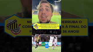 Novorizontino derruba o Corinthians e volta à final do Paulistão após 36 anos