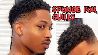 HOW TO: Get Curls Using Curl Sponge | DROP FADE