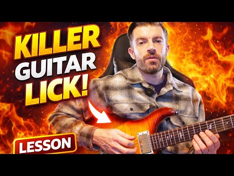 Modern Legato Guitar Lick Lesson (TAB + Backing Track Included)
