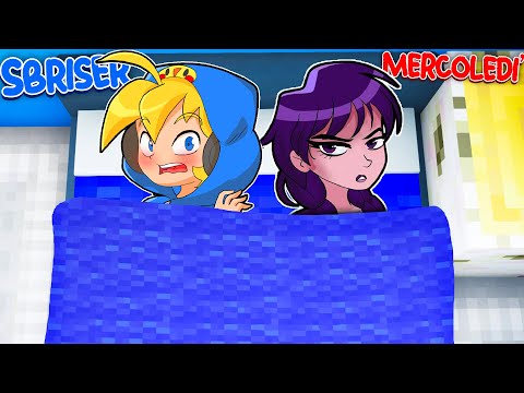 MERCOLEDÌ ADDAMS Dorme con ME Su Minecraft!