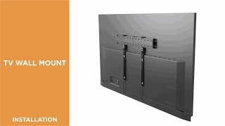 How to Install Ultra-Slim Wall Mount for TVs-LP70-36F