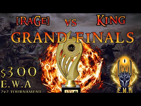 [RaGe] vs KinG $300 v1.00 2v2 Tournament Grand FINALS! BFME II Online Multiplayer