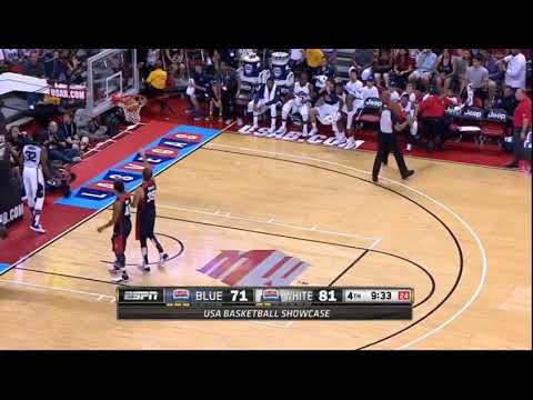 Blue vs White / Injurie paul george 2014"