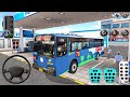 New Hyundai Bus Refuel To Gas Station 3d Driving Class Android Game Play Video Car Game Cargame