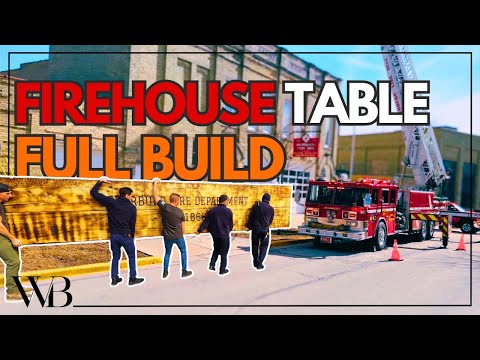 One of a Kind Table Built for our Local Heroes!
