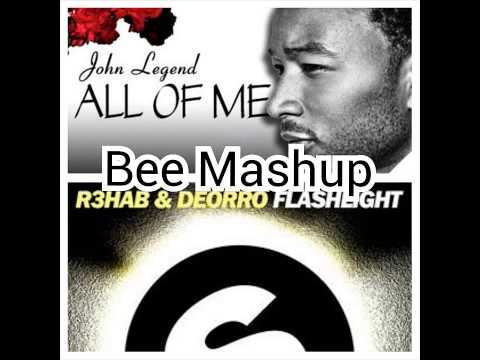 John Legend - All Of Me VS. R3hab & Deorro - Flashlight (Bee Mashup)