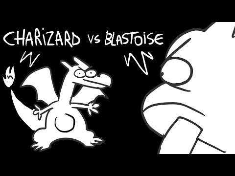 CHARIZARD VS BLASTOISE