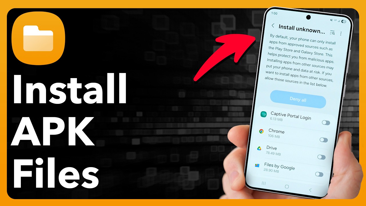 How To Install APK Files On Android