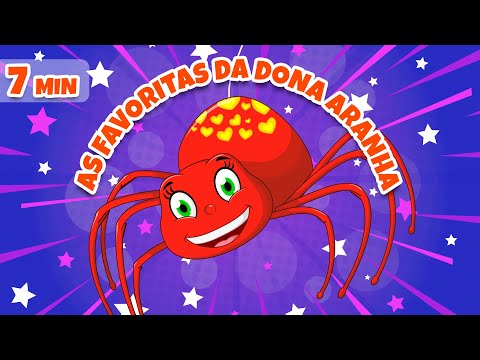 As Favoritas da Dona Aranha - Giramille 7 min | Desenho Animado Musical