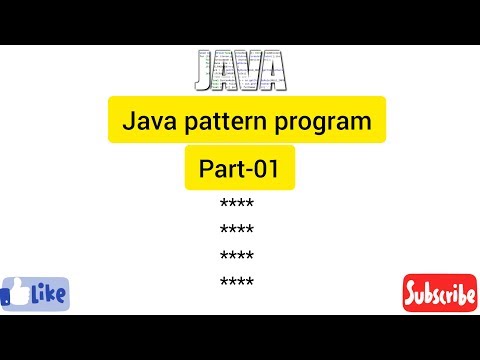 Java Pattern Programming Series A Easy Learning Genius