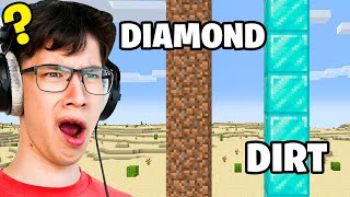 I Fooled my Friend by SWAPPING Diamonds and Dirt in Minecraft…