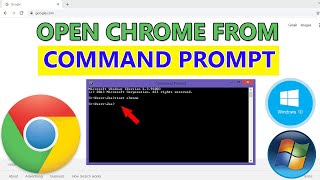 How to open chrome from command prompt windows? Open chrome from cmd // Smart Enough