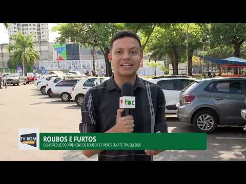 GOIÁS REDUZ OCORRÊNCIAS DE ROUBOS E FURTOS EM ATÉ 70% EM 2026